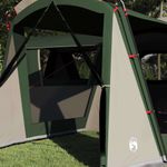 Sport si Outdoor - Camping - Corturi camping - Cort de familie cu acoperis Verde si alb 745 x 700 x 217 cm - Infinity.ro