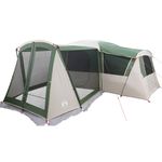 Sport si Outdoor - Camping - Corturi camping - Cort de familie cu acoperis Verde si alb 745 x 700 x 217 cm - Infinity.ro