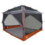 Sport si Outdoor - Camping - Corturi camping - Cort interior cu acoperis Gri si Portocalie 300 x 300 x 250 cm - Infinity.ro