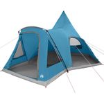 Sport si Outdoor - Camping - Corturi camping - Cort Teepee cu acoperis albastru 545 x 450 x 295 cm - Infinity.ro