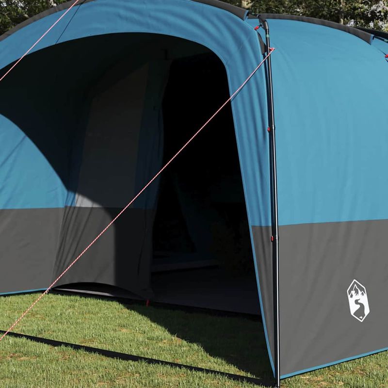 Sport si Outdoor - Camping - Corturi camping - Cort de familie cu acoperis Albastru si Gri 760 x 645 x 230 cm - Infinity.ro