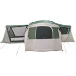 Sport si Outdoor - Camping - Corturi camping - Cort de familie cu acoperis Verde si alb 745 x 700 x 217 cm - Infinity.ro