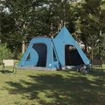 Sport si Outdoor - Camping - Corturi camping - Cort Teepee cu acoperis albastru 545 x 450 x 295 cm - Infinity.ro