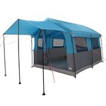 Sport si Outdoor - Camping - Corturi camping - Cort de familie cu acoperis Albastru si Gri 324 x 255 x 230 cm - Infinity.ro