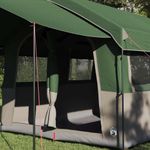 Sport si Outdoor - Camping - Corturi camping - Cort de familie cu acoperis Verde si alb 324 x 255 x 230 cm - Infinity.ro