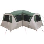 Sport si Outdoor - Camping - Corturi camping - Cort de familie cu acoperis Verde si alb 745 x 700 x 217 cm - Infinity.ro