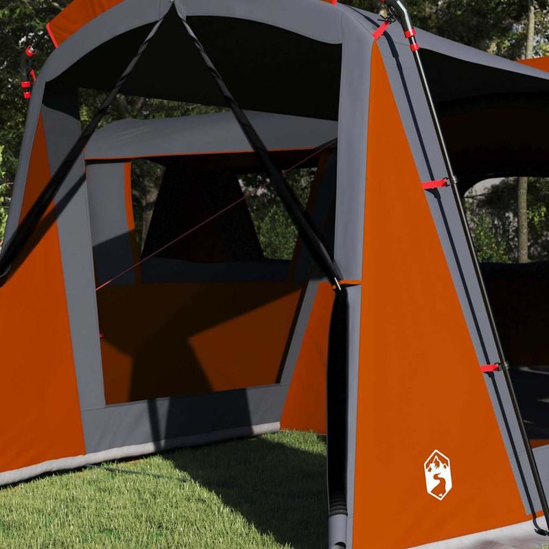 Sport si Outdoor - Camping - Corturi camping - Cort de familie Gri si Portocalie 745 x 700 x 217 cm - Infinity.ro