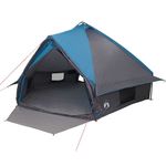 Sport si Outdoor - Camping - Corturi camping - Cort Teepee cu acoperis Albastru si Gri 490 x 410 x 210 cm - Infinity.ro