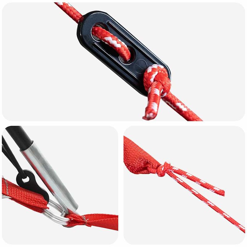 Sport si Outdoor - Camping - Corturi camping - Cort de familie cu acoperis Verde si alb 745 x 700 x 217 cm - Infinity.ro