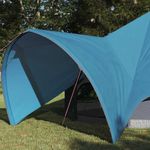 Sport si Outdoor - Camping - Corturi camping - Cort Teepee cu acoperis Albastru si Gri 600 x 600 x 347 cm - Infinity.ro