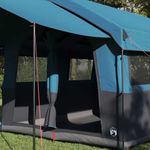 Sport si Outdoor - Camping - Corturi camping - Cort de familie cu acoperis Albastru si Gri 324 x 255 x 230 cm - Infinity.ro