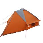 Sport si Outdoor - Camping - Corturi camping - Cort Teepee cu acoperis Gri si Portocalie 490 x 410 x 210 cm - Infinity.ro