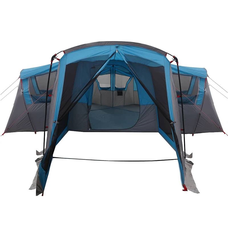 Sport si Outdoor - Camping - Corturi camping - Cort de familie cu acoperis Albastru si Gri 745 x 700 x 217 cm - Infinity.ro
