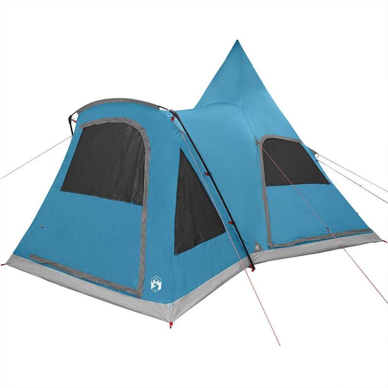 Sport si Outdoor - Camping - Corturi camping - Cort Teepee cu acoperis albastru 545 x 450 x 295 cm - Infinity.ro