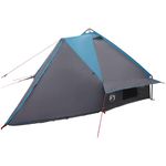 Sport si Outdoor - Camping - Corturi camping - Cort Teepee cu acoperis Albastru si Gri 490 x 410 x 210 cm - Infinity.ro