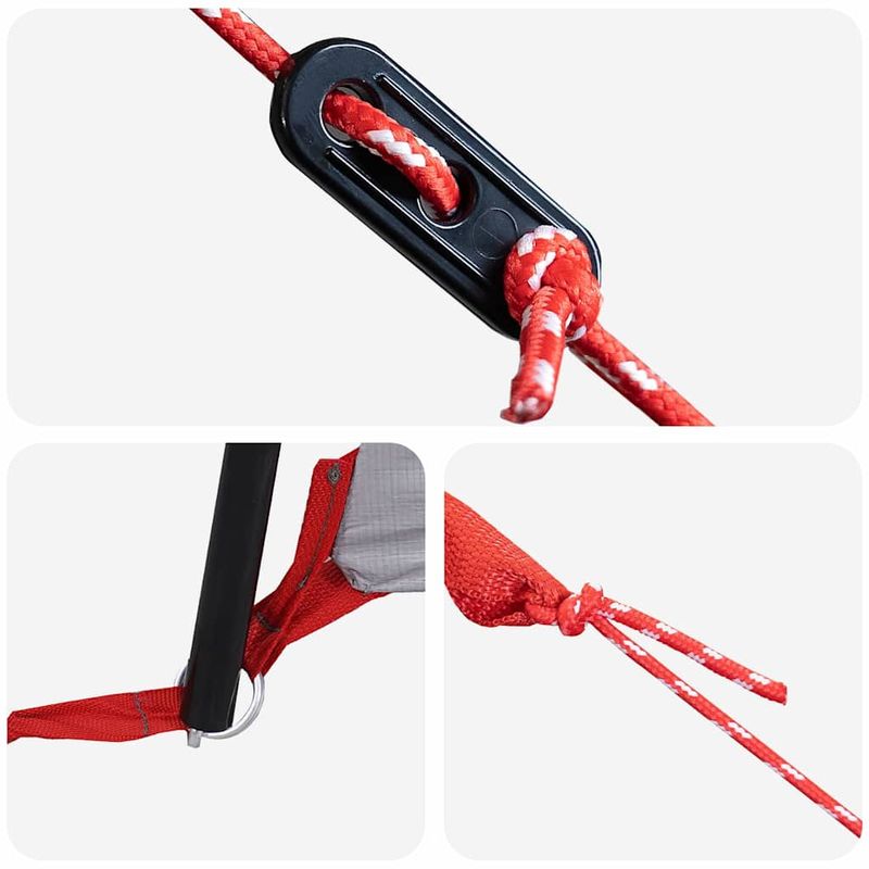 Sport si Outdoor - Camping - Corturi camping - Cort de familie cu acoperis Albastru si Gri 760 x 645 x 230 cm - Infinity.ro