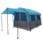 Sport si Outdoor - Camping - Corturi camping - Cort de familie cu acoperis Albastru si Gri 324 x 255 x 230 cm - Infinity.ro