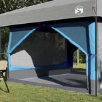 Sport si Outdoor - Camping - Corturi camping - Cort interior cu acoperis Albastru si Gri 300 x 300 x 250 cm - Infinity.ro