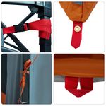 Sport si Outdoor - Camping - Corturi camping - Cort interior din plasa Gri 291 x 291 cm - Infinity.ro