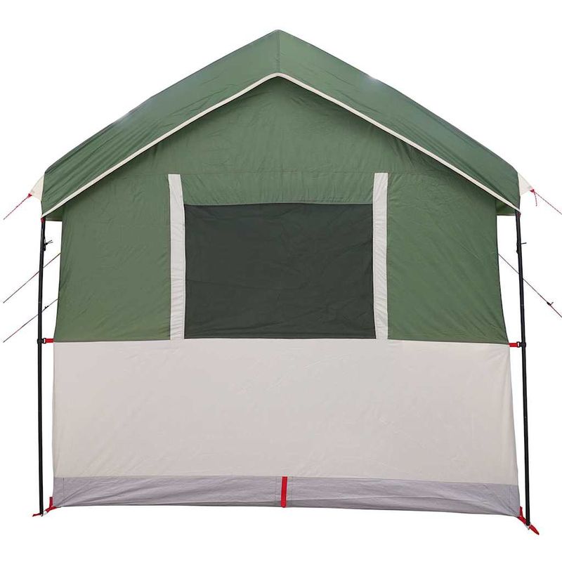 Sport si Outdoor - Camping - Corturi camping - Cort de familie cu acoperis Verde si alb 324 x 255 x 230 cm - Infinity.ro