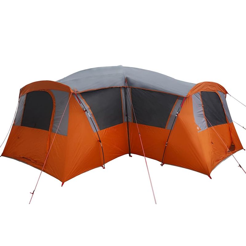 Sport si Outdoor - Camping - Corturi camping - Cort de familie Gri si Portocalie 745 x 700 x 217 cm - Infinity.ro
