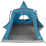 Sport si Outdoor - Camping - Corturi camping - Cort Teepee cu acoperis albastru 545 x 450 x 295 cm - Infinity.ro