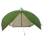 Sport si Outdoor - Camping - Corturi camping - Cort Teepee cu acoperis Verde si gri 600 x 600 x 347 cm - Infinity.ro