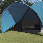 Sport si Outdoor - Camping - Corturi camping - Cort Teepee cu acoperis Albastru si Gri 600 x 600 x 347 cm - Infinity.ro