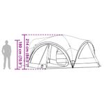 Sport si Outdoor - Camping - Corturi camping - Cort de familie cu acoperis Verde si gri 460 x 430 x 214 cm - Infinity.ro