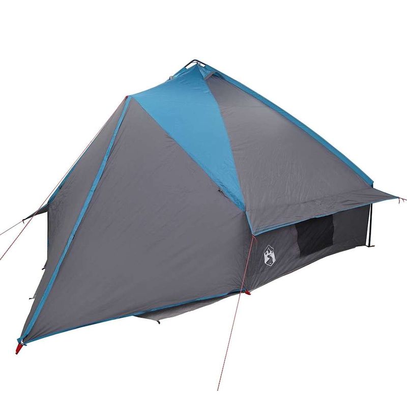 Sport si Outdoor - Camping - Corturi camping - Cort Teepee cu acoperis Albastru si Gri 490 x 410 x 210 cm - Infinity.ro