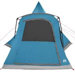 Sport si Outdoor - Camping - Corturi camping - Cort Teepee cu acoperis albastru 545 x 450 x 295 cm - Infinity.ro