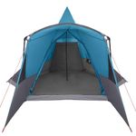 Sport si Outdoor - Camping - Corturi camping - Cort Teepee cu acoperis albastru 720 x 465 x 295 cm - Infinity.ro