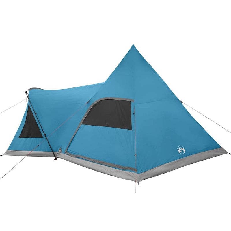 Sport si Outdoor - Camping - Corturi camping - Cort Teepee cu acoperis albastru 545 x 450 x 295 cm - Infinity.ro