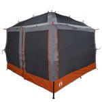Sport si Outdoor - Camping - Corturi camping - Cort interior cu acoperis Gri si Portocalie 300 x 300 x 250 cm - Infinity.ro