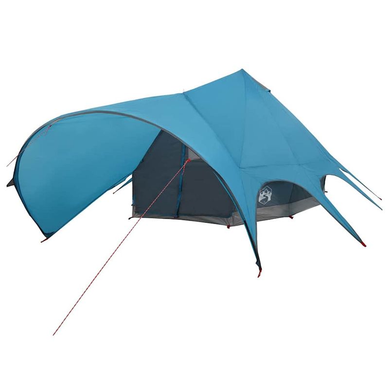 Sport si Outdoor - Camping - Corturi camping - Cort Teepee cu acoperis Albastru si Gri 600 x 600 x 347 cm - Infinity.ro