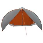 Sport si Outdoor - Camping - Corturi camping - Cort Teepee cu acoperis Gri si Portocalie 600 x 600 x 347 cm - Infinity.ro