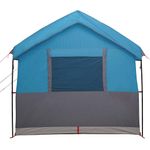 Sport si Outdoor - Camping - Corturi camping - Cort de familie cu acoperis Albastru si Gri 324 x 255 x 230 cm - Infinity.ro