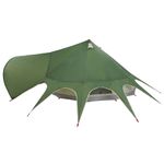Sport si Outdoor - Camping - Corturi camping - Cort Teepee cu acoperis Verde si gri 600 x 600 x 347 cm - Infinity.ro
