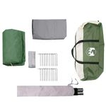 Sport si Outdoor - Camping - Corturi camping - Cort de familie cu acoperis Verde si alb 324 x 255 x 230 cm - Infinity.ro