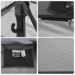 Sport si Outdoor - Camping - Corturi camping - Cort interior Negru 240 x 160 x 133 cm Plasa - Infinity.ro