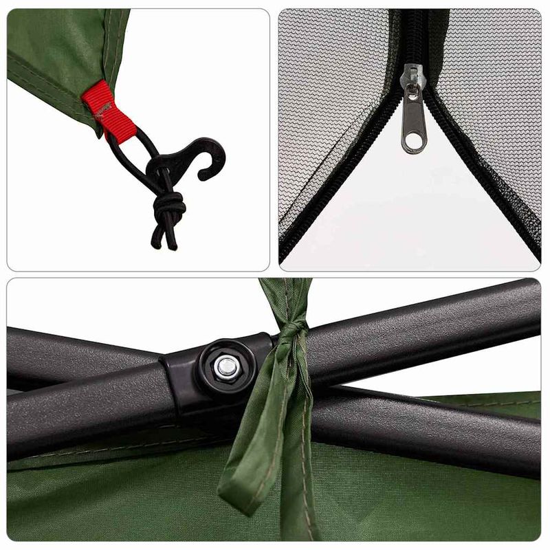 Sport si Outdoor - Camping - Corturi camping - Cort interior din plasa Verde 303 x 303 cm - Infinity.ro
