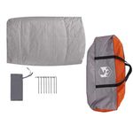 Sport si Outdoor - Camping - Corturi camping - Cort interior cu acoperis Gri si Portocalie 300 x 300 x 250 cm - Infinity.ro