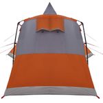 Sport si Outdoor - Camping - Corturi camping - Cort Teepee cu acoperis Gri si Portocalie 720 x 465 x 295 cm - Infinity.ro