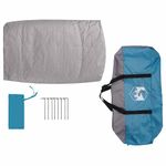 Sport si Outdoor - Camping - Corturi camping - Cort interior cu acoperis Albastru si Gri 300 x 300 x 250 cm - Infinity.ro