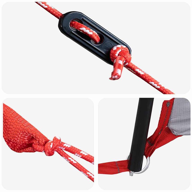 Sport si Outdoor - Camping - Corturi camping - Cort Teepee cu acoperis albastru 720 x 465 x 295 cm - Infinity.ro