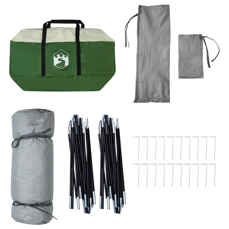 Sport si Outdoor - Camping - Corturi camping - Cort Interior de Familie Verde 520 x 520 x 190 cm - Infinity.ro