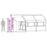 Sport si Outdoor - Camping - Corturi camping - Cort de familie cu acoperis Albastru si Gri 324 x 255 x 230 cm - Infinity.ro