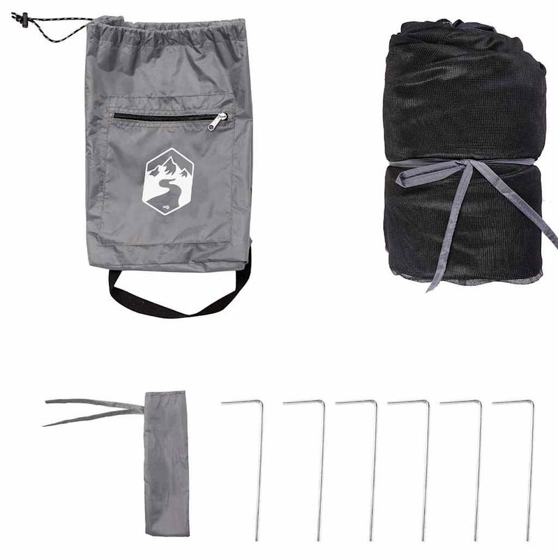 Sport si Outdoor - Camping - Corturi camping - Cort interior din plasa Gri 303 x 303 cm - Infinity.ro