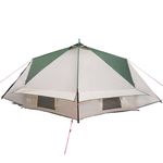 Sport si Outdoor - Camping - Corturi camping - Cort Teepee cu acoperis Verde si alb 490 x 410 x 210 cm - Infinity.ro