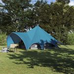 Sport si Outdoor - Camping - Corturi camping - Cort Teepee cu acoperis Albastru si Gri 600 x 600 x 347 cm - Infinity.ro